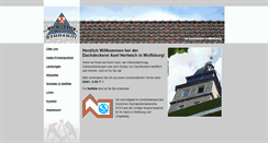 Desktop Screenshot of hertwich-dach.de